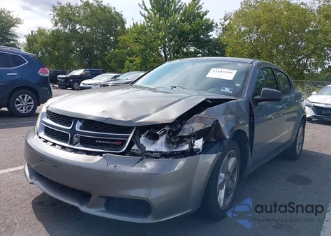 2013 Dodge Avenger Se z USA, uszkodzony, nr VIN 1C3CDZAB0DN535896